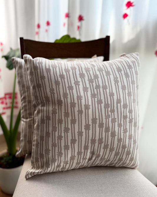 Cream White Cushion Cover